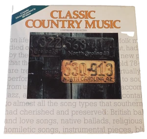 CLASSIC COUNTRY MUSIC: A Smithsonian Collection Box Set 4 Cassettes & Book 1990 - Picture 1 of 13