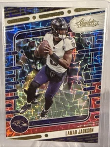 2024 Panini Absolute - Lamar Jackson #9 Red White & Blue Kaleidoscope - Picture 1 of 2