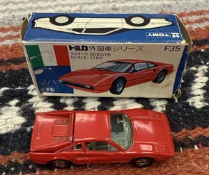 Vintage Tomica Ferrari 308 GTB F35 Diecast Auto Made in Japan 9364 - Bild 1 von 4