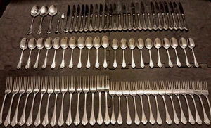Lot Of 80 Oneida Community Marquette Stainless Glossy Mixed Flatware Lot - Picture 1 of 12