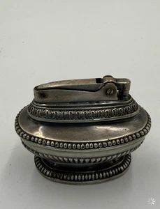 Vintage Ronson versilbertes Queen Anne Tischfeuerzeug - Bild 1 von 3