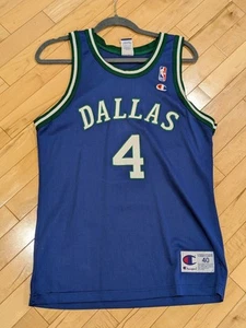 Michael Finley Dallas Mavericks Champion Jersey 40 - Picture 1 of 2