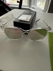 New Women's Reflective Sunglasses Pink - Picture 1 of 4