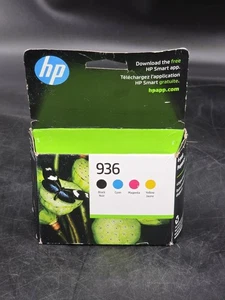 NEW Genuine HP 936 Black Cyan Magenta Yellow Ink Cartridge 6C3Z5LN Exp 2025 - Picture 1 of 7