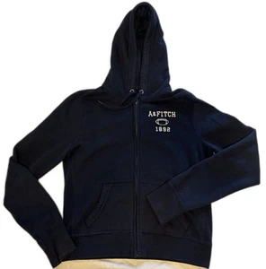 Abercrombie Fitch New York, cerniera blu con cappuccio. ANF#152041121, taglia grande come nuovo - Foto 1 di 6