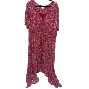 Abito Hayden donna taglie forti 2X maxi floreale cottagecore femminile boho contadino - Foto 1 di 11