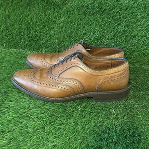 Allen Edmonds McAllister Walnussbraun Leder Brogue Budapester Oxford 8,5C Schuhe - Bild 1 von 7