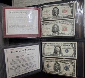 World Reserve Monetary Exchange red seal and blue seal - Picture 1 of 13