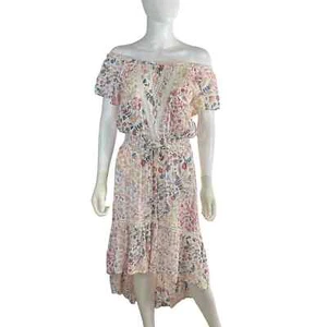 American Rag Off the Shoulder Floral Midi Dress - Picture 1 of 9