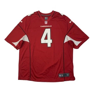 Nike Arizona Cardinals Jersey Mens 2XL Red White Kevin Kolb NFL On Field #4 - Picture 1 of 13