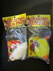 2 - Collector's Fun Packs Retired Ty Beanie Baby Packs Cards McDonald's Jurassic