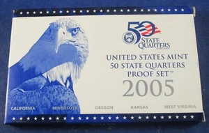 2005 US Mint 50 State Quarters Proof Set - Bild 1 von 7