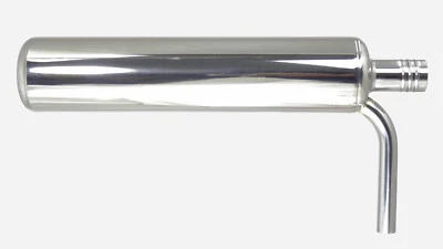 2x Schalldämpfer DLA128 Boxermotor, Auspuff, Muffler, Resonanzdämpfer, Edelstahl - Bild 1 von 2