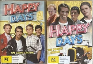 DVD NUEVO: Happy Days (3ª + 4ª Temporada) - 1974 Comedia TV Sitcom, 7 Discos - Imagen 1 de 6