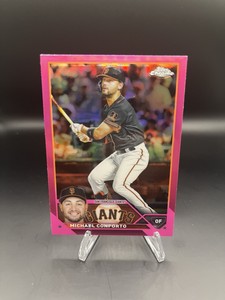2023 Topps Chrome #2019 MICHAEL CONFORTO Pink Refractor GIANTS