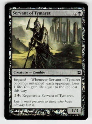 Born of the Gods #82 Servant of Tymaret FOIL - Image 1 of 2
