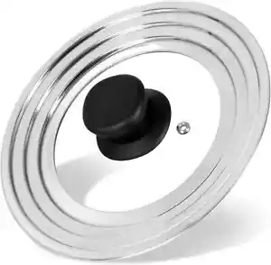 Universal Lid for Pots and Pans Skillets, Stainless Steel Pan Cover Fits 6-7-... - Picture 1 of 3