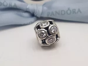Authentic Genuine Pandora Silver Clear CZWhimsical Charm 791153CZ - Foto 1 di 1