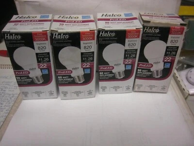 4 yes 4 Halco 80864 - A19FR10/830/OMNI/LED A19  LED Light Bulbs 60Watt REP 3000K - Image 1 of 4