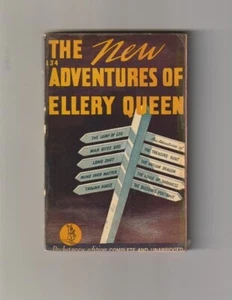 J279 New Advs. Of Ellery Queen Mystery Pocket Book Vintage Paperback Book - Picture 1 of 3