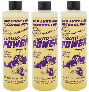 3 Bottles GRAPE SCENTED Power Plus Lube Fuel Additive Alcohol Top Lube  16oz - Image 1 of 2
