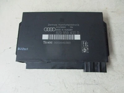 8Z0959433D CENTRALINA COMFORT AUDI A2 1.4 16V ANNO 2001 BBY - Immagine 1 di 3