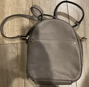 Target A New Day Style Zaino Borsa Greige con Hardware Oro e Cerniera - Foto 1 di 3