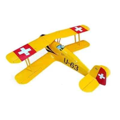 Seagull Models Bucker BU-133 BU133 RC Remote Control Airplane Jungmeister Yellow - Image 1 of 4