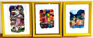 3 Agnes Copeland signiert nummeriert limitierte Auflage italienische Aquarelldrucke Italien - Bild 1 von 12