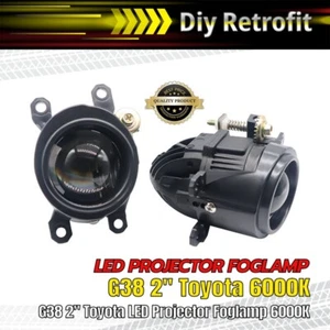 G38 2" Toyota 2020 LED Projector Foglamp 6000K for Toyota Vios ,Yaris , Revo, - Bild 1 von 8