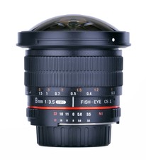 Samyang 8mm F3.5 UMC Fish-Eye CSII Nikon AE Fit Lens  -  Ex-Demo