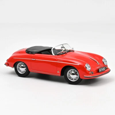 187461 1954 Porsche 356 Speedster in Red 1:18 Model a Classic Gem for Collectors - Immagine 1 di 2