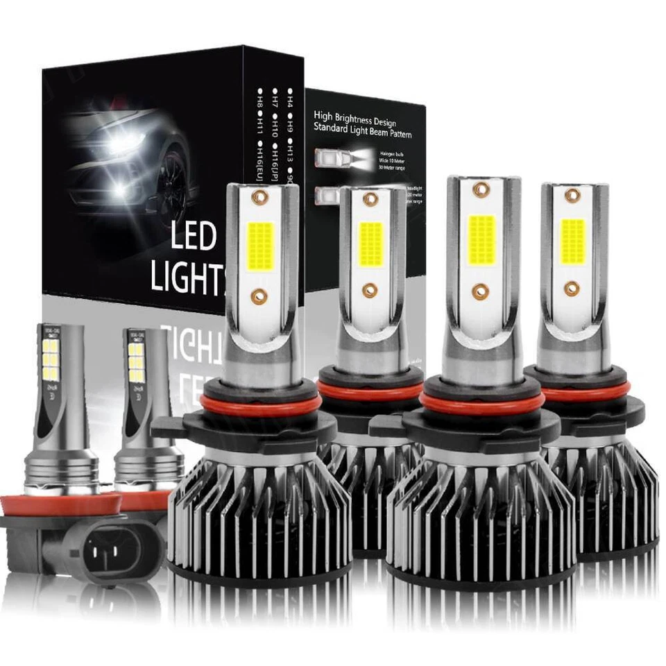 Faros LED altos/bajos + faros antiniebla para Honda Accord 2006 2007-2012 Foto 1 de 4