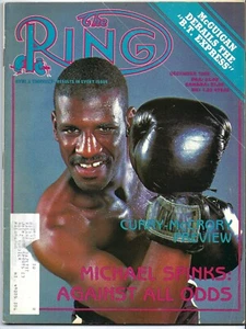 December 1985 The Ring Magazine Michael Spinks - Picture 1 of 3