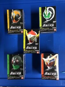 Bandai Kamen Rider 5pc Mask Set Collection Lot