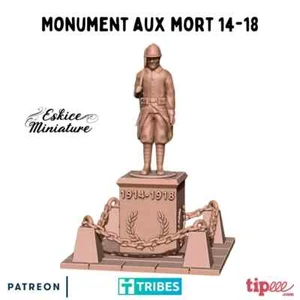 Monument aux morts 14-18, Bâtiment Seconde Guerre Mondiale, WW2 - Picture 1 of 1