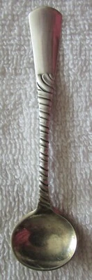 Cuchara de sal maestra de plata esterlina Gorham colonial Foto 1 de 2