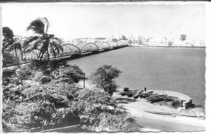 CP Sénégal - Saint-Louis - Le Pont Faidherbe - Imagen 1 de 2