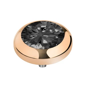 Melano Vivid Meddy's M 01SR9011 G Black 5mm Attachment f Vivid Rings Black - Picture 1 of 2