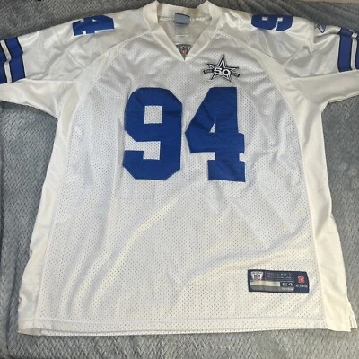 Camiseta deportiva Reebok On-field Dallas Cowboys Ware #94 50 aniversario puntada talla 54 Foto 1 de 4