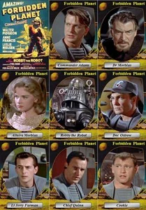 Forbidden Planet (1956) Movie Trading Cards. Leslie Nielsen Anne Francis Sci Fi - Bild 1 von 1