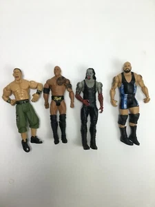 WWE MATTEL ACTION FIGURES THE ROCK, JOHN CENA qty =4 - Picture 1 of 4