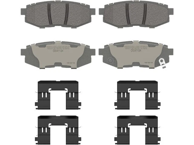 Juego de pastillas de freno traseras Wagner 69812BBKB 2015 2016 2017 para Subaru Forester 2014-2018 Foto 1 de 2