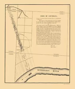 Historische Grafschaft Karte - St James Parish Louisiana - Cobb 1835 - 23 x 27,23 - Bild 1 von 20