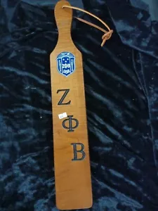 Zeta Phi Beta Sorority wood paddle Wooden Divine 9 wood paddle 1920 Z-PHI B 1920 - Picture 1 of 1