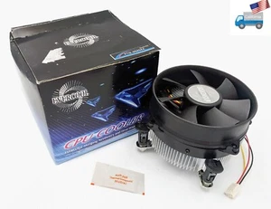 Genuine Evercool Tool Free Cooling Fan Intel PC Socket T LGA-775 95mm CPU Cooler - Picture 1 of 12