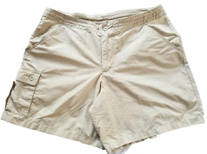 Pantaloncini da donna design alpino escursionismo arrampicata outdoor beige cachi taglia 10 - Foto 1 di 9