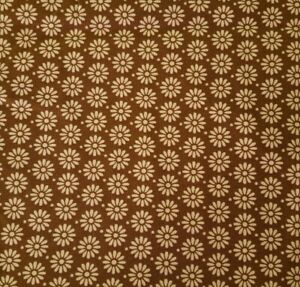 32" Chocolat Linda Maron SPX Fabrics Dotted Floral Lt Dusty Pink Brown
