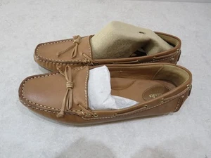 Clarks Artisan Women's Dunbar Groove Tan Leather Moccasin Shoes Size 6.5 - Picture 1 of 4