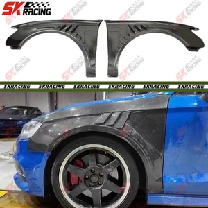 Dry Carbon Twill Weave Front Side Fender Cover Trim Fits Audi A3 S3 RS3 2017-20 - Foto 1 di 23